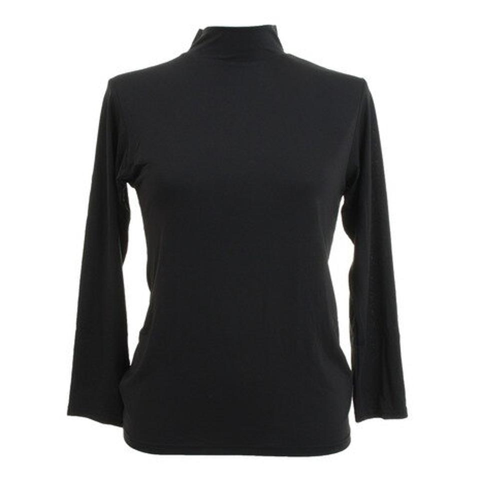 デュアリグ（DUARIG）（レディース）ヒートクロス 薄手9分袖 ハイネックアンダーシャツ 892D1ES2608 BLK 防寒