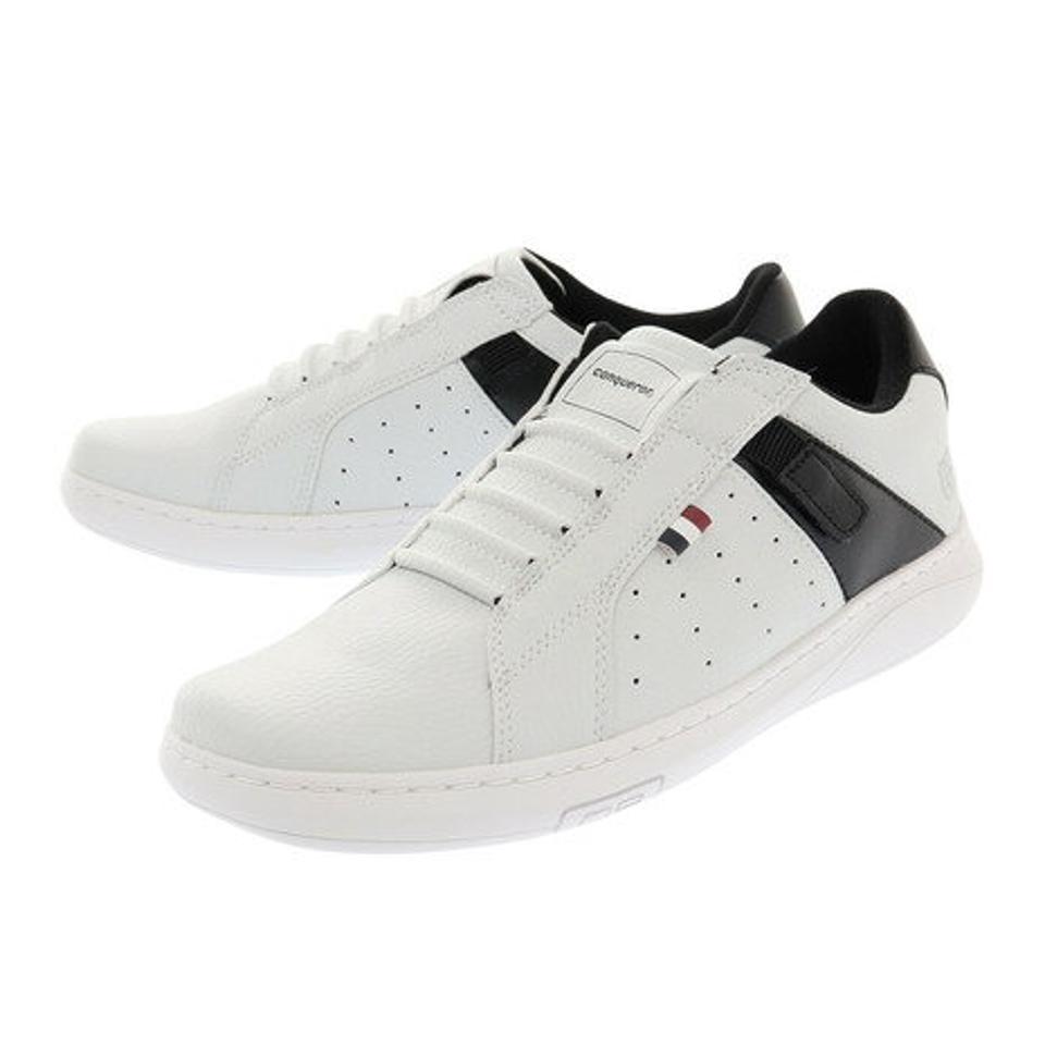 コンカラー（conqueror） カジュアルシューズ BUNGEE WHITE BLACK （メンズ）