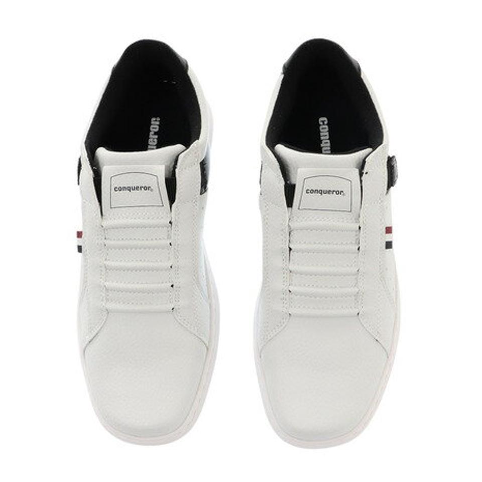 コンカラー（conqueror） カジュアルシューズ BUNGEE WHITE BLACK （メンズ）