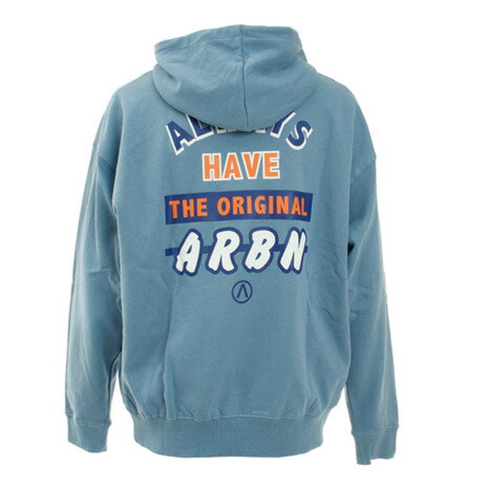 エーアールビーエヌ（ARBN）（メンズ）パーカー バックプリント ビッグフーディ ARBN21aw-004-D.BLU