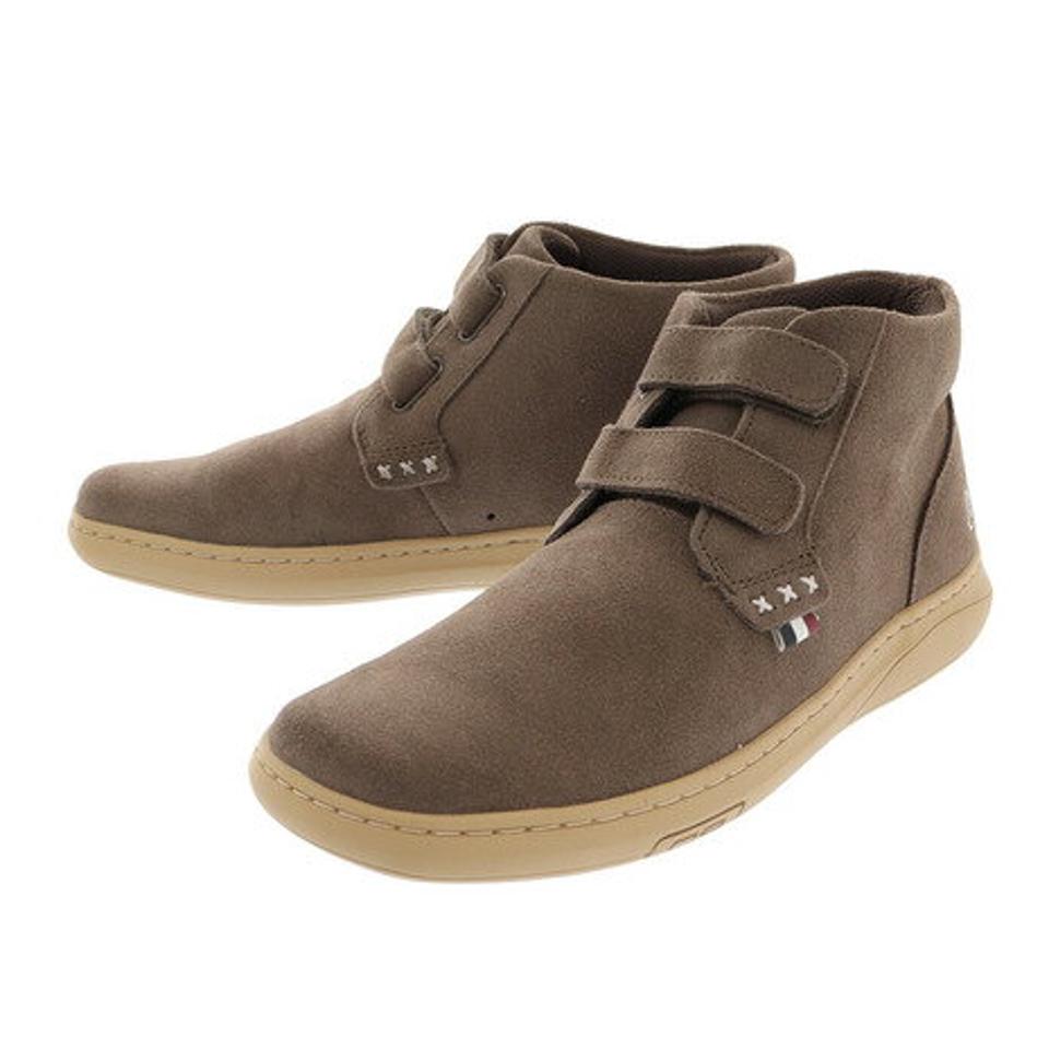 コンカラー（conqueror）（メンズ） アドバンスドウィームグレイ ADVANCE WARMGRAY ダークグレー ネイビー メンズ ベルクロ スエード生地 秋冬用 ハイカット軽量