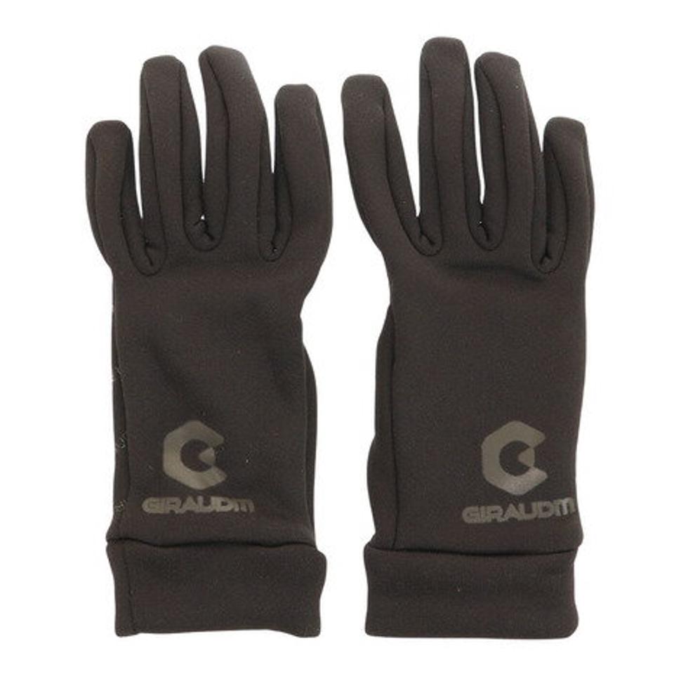 ジローム(GIRAUDM)(キッズ)サッカー ジュニア ヒートクロス フィールド防寒グローブ 750GM1SW7602 BLK 手袋