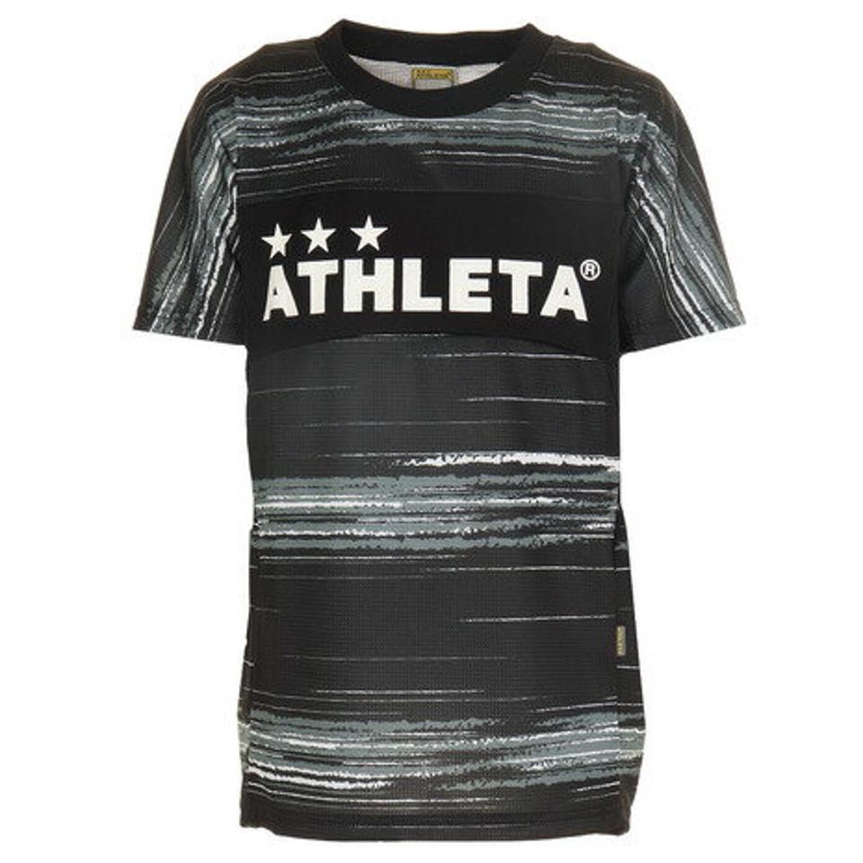 アスレタ(ATHLETA) ジュニア ボーダープラクティスシャツ 2332J BLK (Jr)