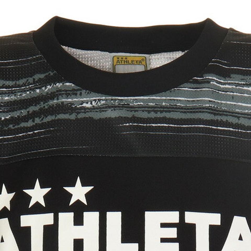 アスレタ(ATHLETA) ジュニア ボーダープラクティスシャツ 2332J BLK (Jr)