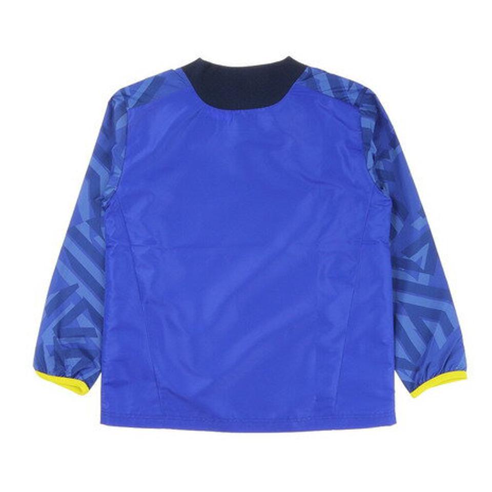 【5/15限定 エントリー&3点以上ご購入でP最大10倍】アンブロ(UMBRO) サッカーウェア ジュニア ラインド メッシュピステトップス UUJQJF30 BLU (キッズ)