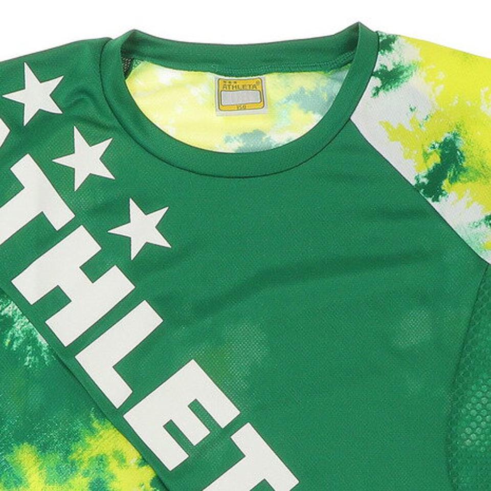 アスレタ(ATHLETA) ジュニア サッカー フットサルウェア Tシャツ グラフィック プラクティスシャツ 2346J GRN (キッズ)