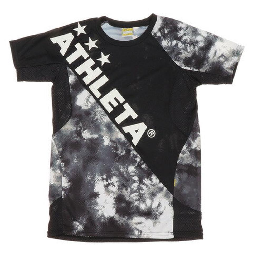 アスレタ(ATHLETA) ジュニア サッカー フットサルウェア Tシャツ グラフィック プラクティスシャツ 2346J BLK (キッズ)