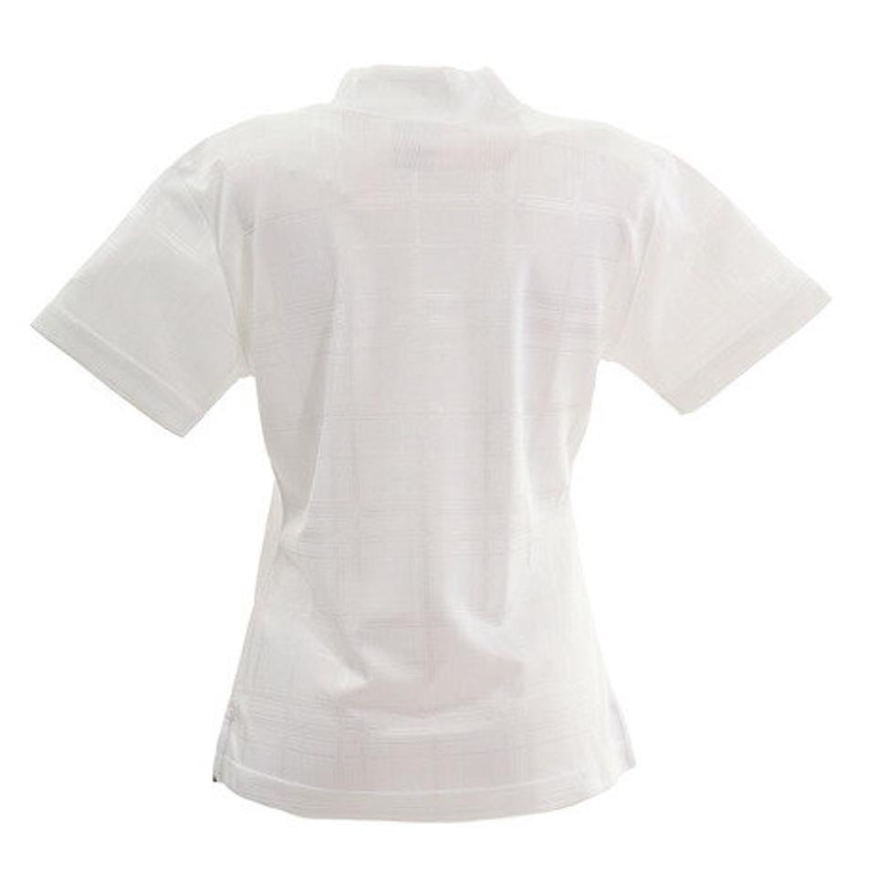 フィドラ(FIDRA) ゴルフ シャツ レディース チェックモック ハイネックシャツ FD5HUG51 WHT (レディース)