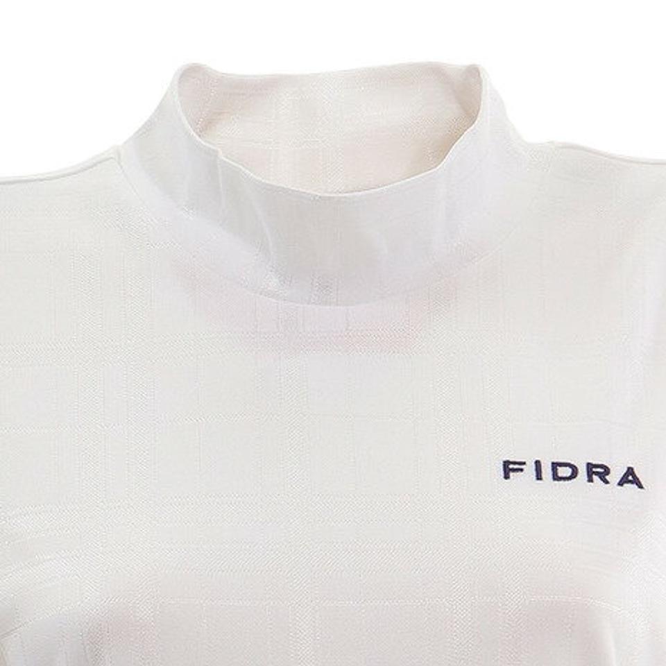 フィドラ(FIDRA) ゴルフ シャツ レディース チェックモック ハイネックシャツ FD5HUG51 WHT (レディース)
