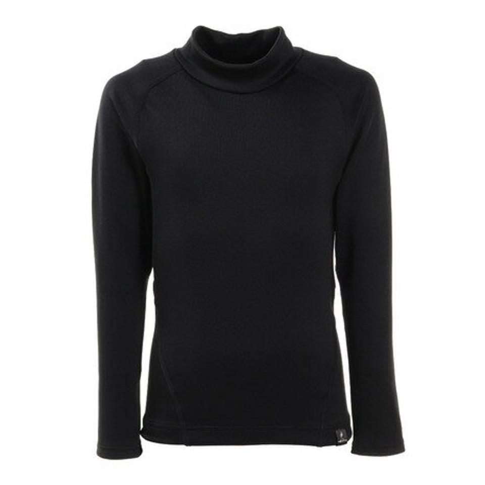 【10/10 24h限定エントリー&対象4店舗買い回りで最大P10倍!】エックスティーエス(XTS) サッカー ジュニア インナー ヒートクロス ボディアレンジ ハイネック長袖シャツ 742G8ES9689 黒 フットサル 防寒 発熱 (キッズ)