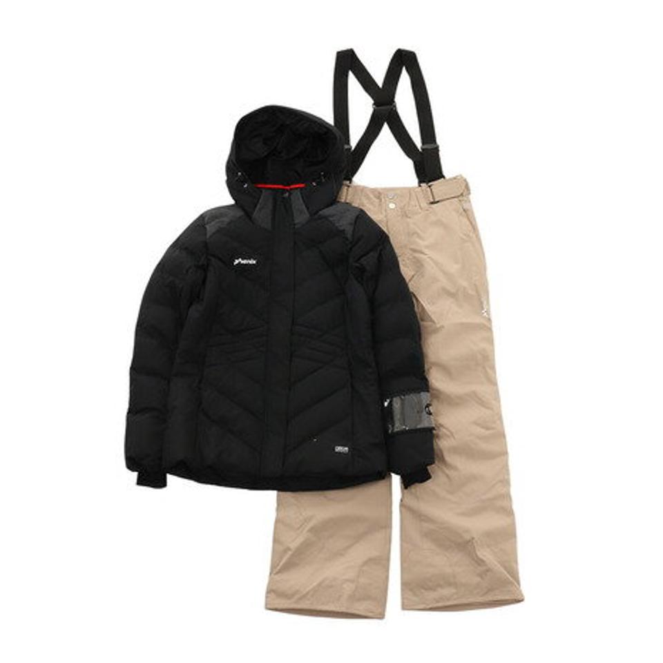 フェニックス(PHENIX) スキーウェア 上下セット レディース Quilted ツーピース PSB822P61 BLACK (レディース)