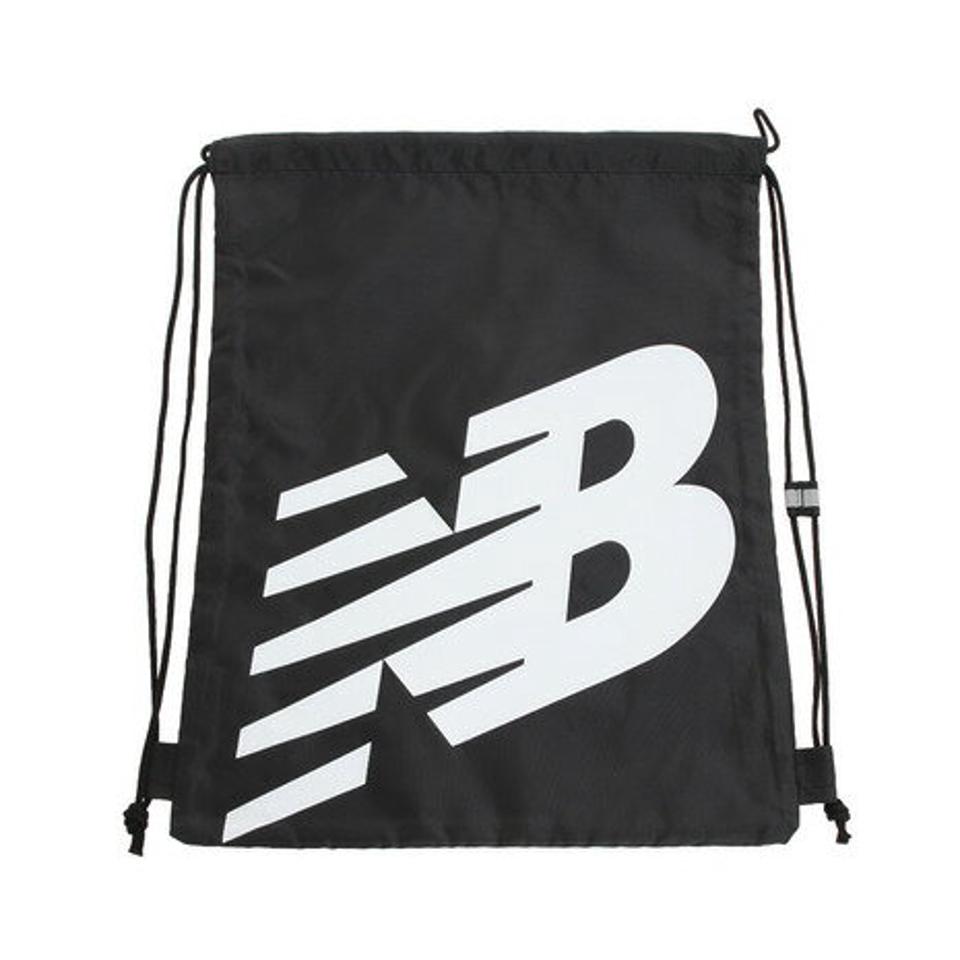 ニューバランス（new balance） キッズ ロゴ ナップサック マルチバッグ シューズケース 黒 JABL8231BK （メンズ、レディース、キッズ）