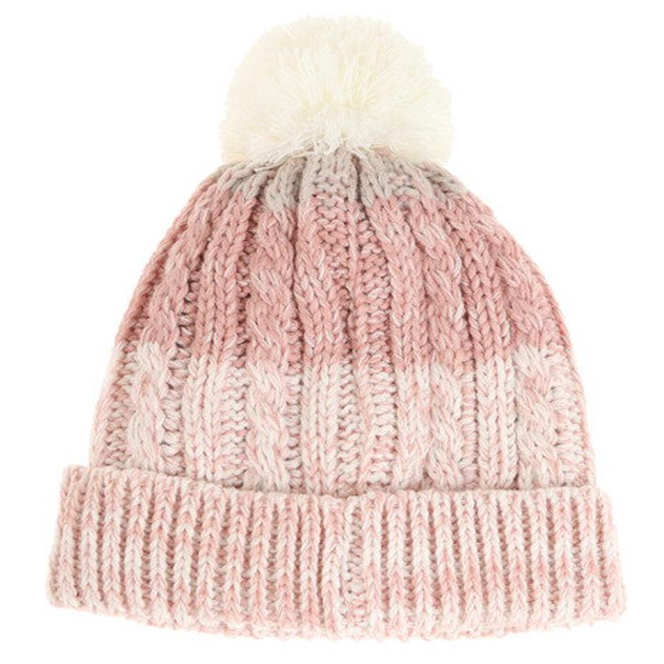 ダブ(dub) スキー スノーボード ニット帽 レディース CABLE PONPOM ニットキャップ 9992 WHT (レディース)