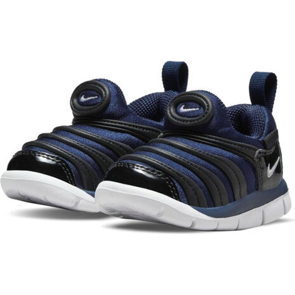ナイキ（NIKE） ダイナモ フリー TD ネイビー 紺 343938-437 スニーカー ベビー ジュニア スポーツシューズ スリッポン 紐なし 子供靴 運動 （キッズ）
