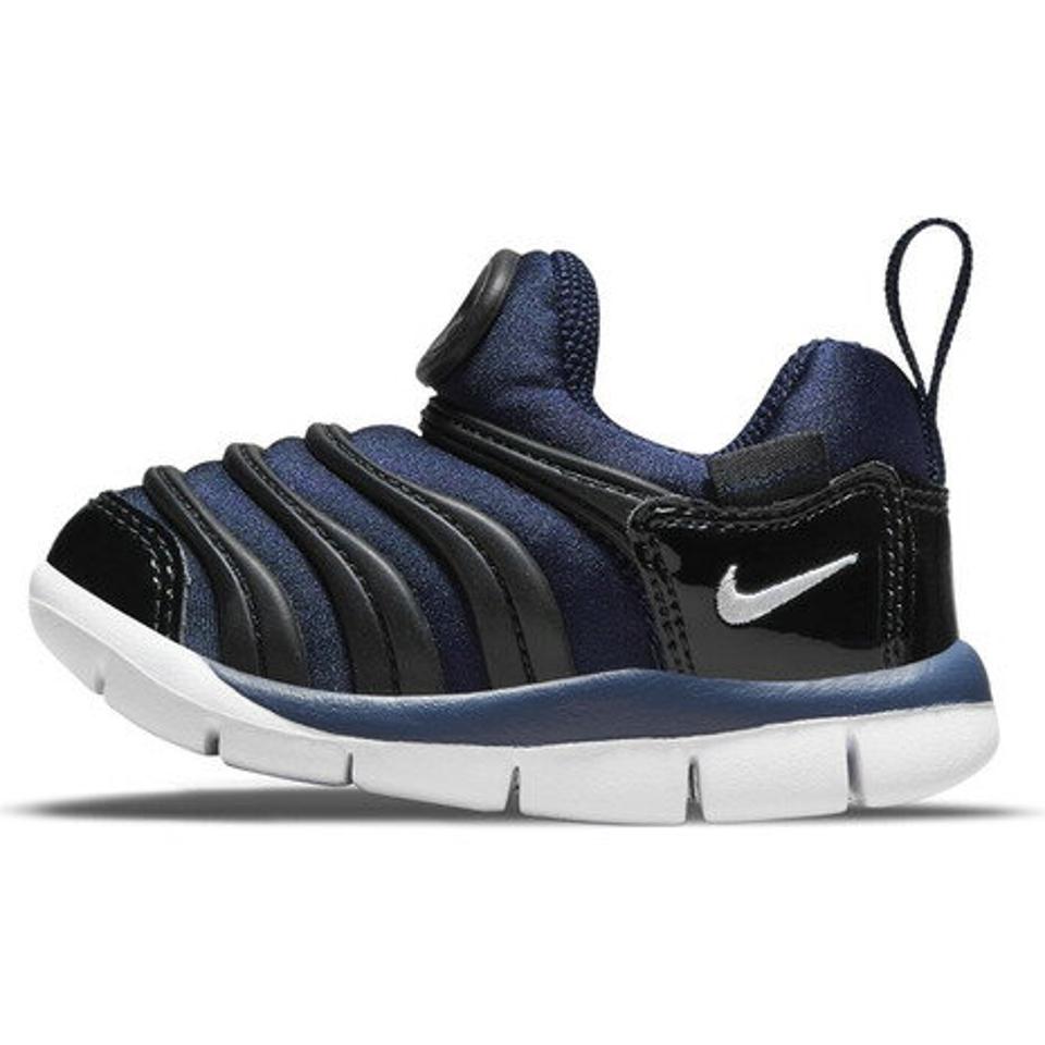 ナイキ（NIKE） ダイナモ フリー TD ネイビー 紺 343938-437 スニーカー ベビー ジュニア スポーツシューズ スリッポン 紐なし 子供靴 運動 （キッズ）
