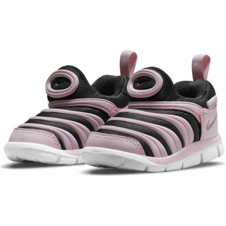 【5点以上で10％OFFクーポン！8/7まで】ナイキ（NIKE） ダイナモ フリー TD ダークスモークグレーピンク 343938-027 スニーカー ジュニア ベビー キッズ 紐なし 子供靴 スポーツシューズ （キッズ）