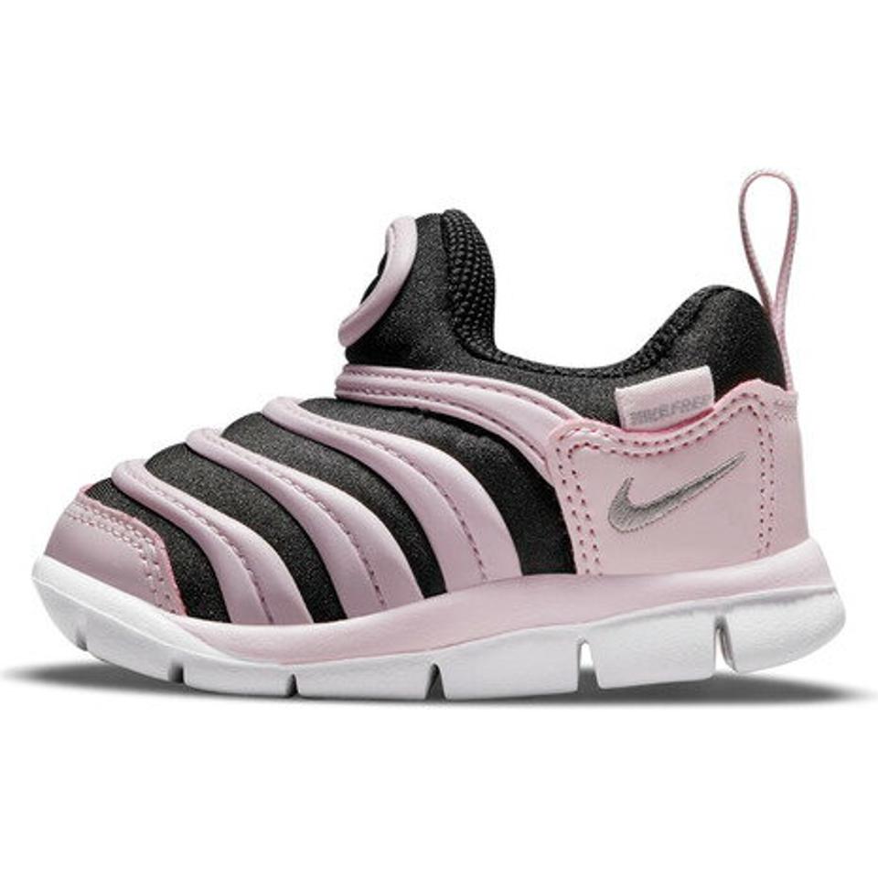 【5点以上で10％OFFクーポン！8/7まで】ナイキ（NIKE） ダイナモ フリー TD ダークスモークグレーピンク 343938-027 スニーカー ジュニア ベビー キッズ 紐なし 子供靴 スポーツシューズ （キッズ）