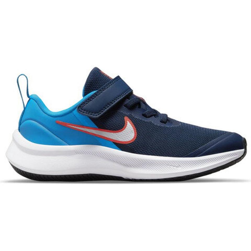 ナイキ（NIKE） ジュニアスポーツシューズ ベルクロ ベルト付き スニーカー スター ランナー 3 DA2777-401 （キッズ）