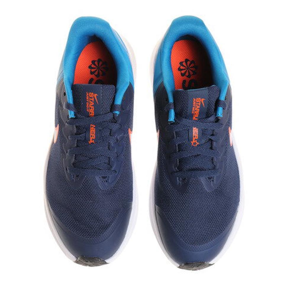 ナイキ（NIKE）（キッズ）スター ランナー 3 GS ネイビー ホワイト 白 DA2776-401 ジュニア ランニングシューズ 子供靴 スポーツスニーカー 運動 マラソン