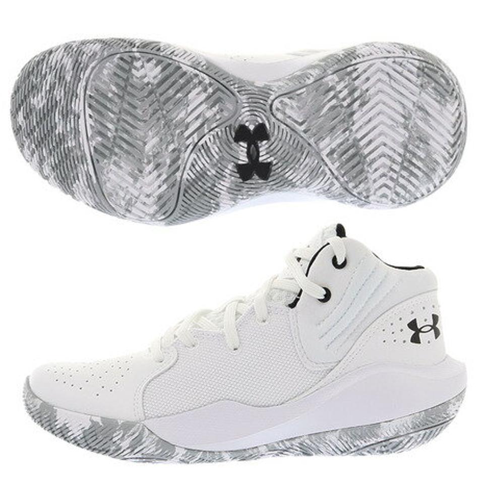 【5/25限定 エントリー＆3点以上ご購入でP最大10倍】アンダーアーマー（UNDER ARMOUR） ジュニア レディース バスケットシューズ バッシュ UAジェット 21 バッシュ 3025349 103 （キッズ）