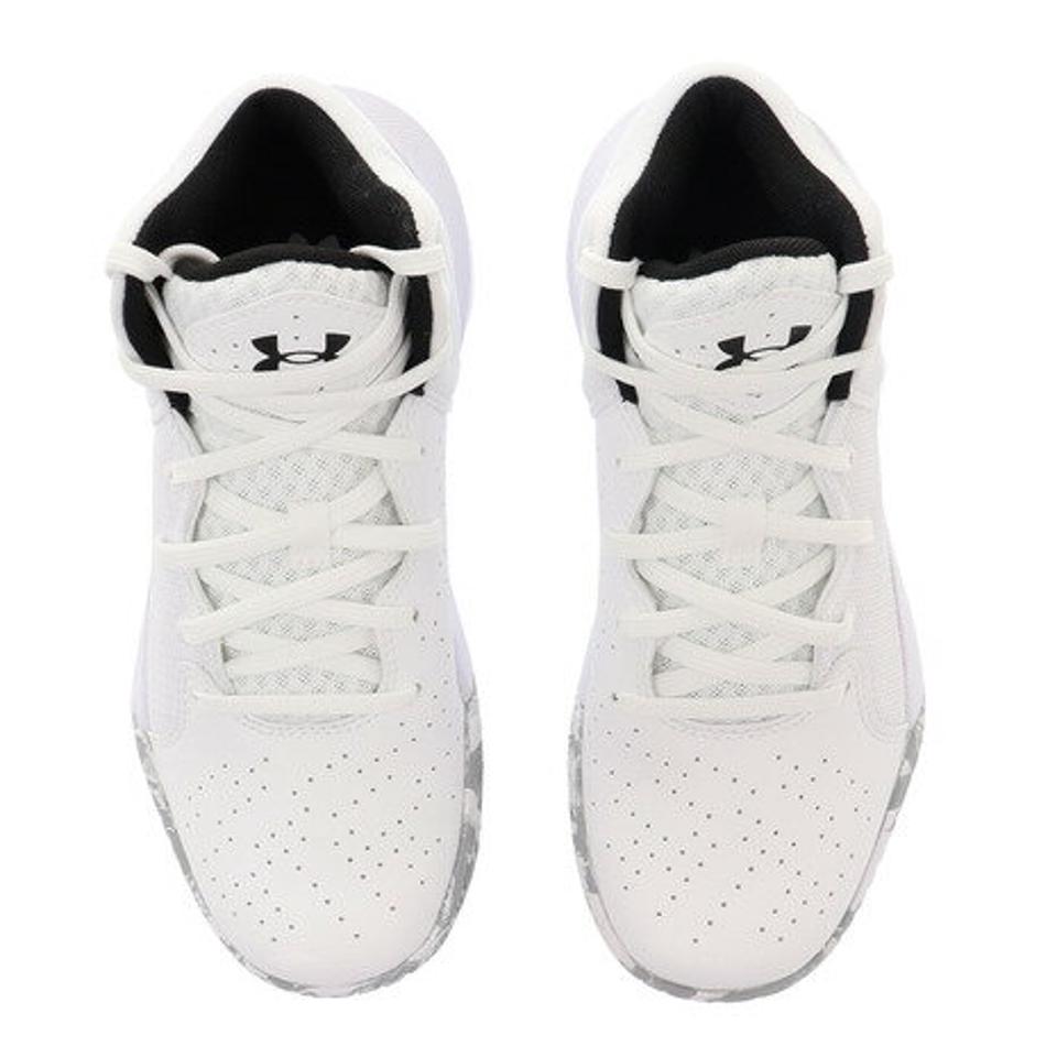 【5/25限定 エントリー＆3点以上ご購入でP最大10倍】アンダーアーマー（UNDER ARMOUR） ジュニア レディース バスケットシューズ バッシュ UAジェット 21 バッシュ 3025349 103 （キッズ）