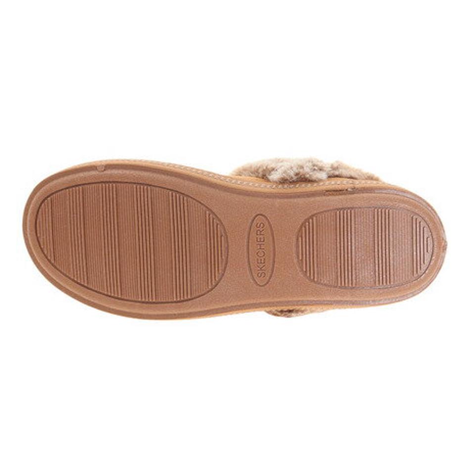 スケッチャーズ（SKECHERS）（レディース） コージー キャンプファイア フレッシュ トースト ブラック キャメル 167219 レディース シューズ スリッポン
