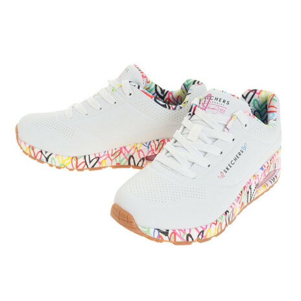 スケッチャーズ（SKECHERS） カジュアルシューズ UNO LOVING LOVE 155506-WHT （レディース）