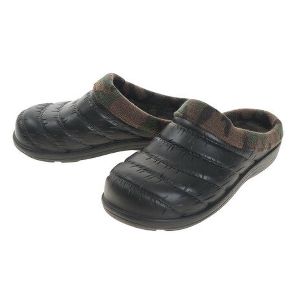 スケッチャーズ（SKECHERS）（メンズ）コージーキャンパー ブラック 黒 243136-BKMT カジュアルシューズ サボ サンダル スリッパ クロッグ カモフラージュ柄