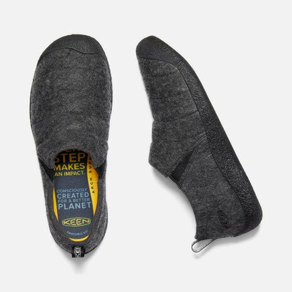 キーン（KEEN）（メンズ）モックシューズ スリッポン メンズ グレー ハウザー II 1025625 スニーカー 秋冬用 室内履き 履きやすい リラックスシューズ