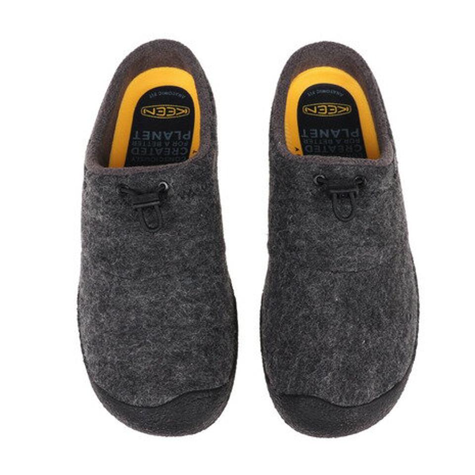 キーン（KEEN）（メンズ）ハウザー 3 スライド チャコール グレー フェルト 1025550 リラックスシューズ アウトドア カジュアル ルームシューズ 靴 スリッポン