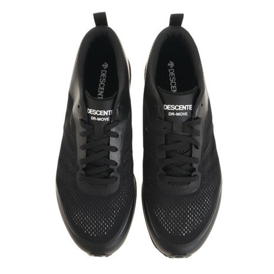 デサント（DESCENTE） ランニングシューズ ジョギングシューズ DR-MOVE DR1QJF50BB 学生 部活 陸上 黒 （メンズ、レディース）