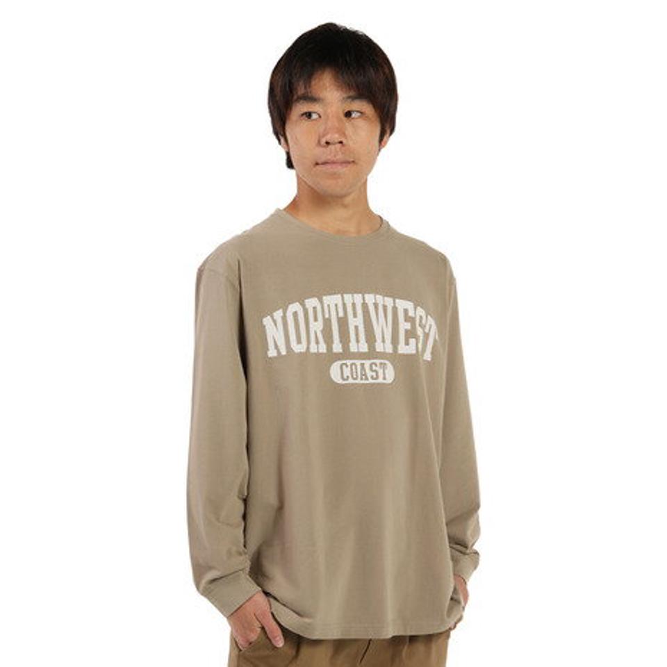 エルケクス(ELKEX)(メンズ)ヒートクロス オーバー ロングスリーブシャツ EKM1FA3076 SBEG