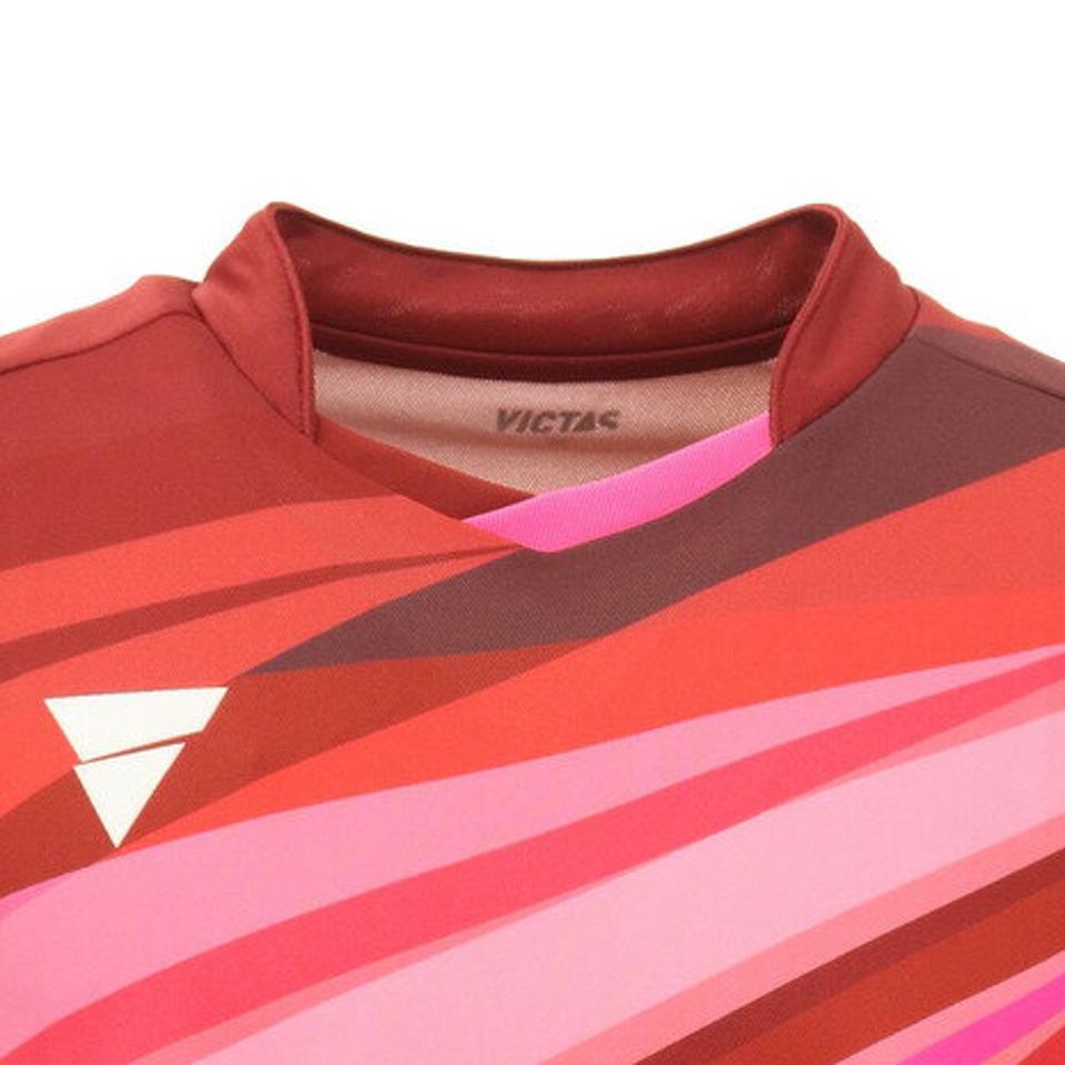 ヴィクタス(VICTAS)(メンズ)卓球ウエア シャツ VOGS235 512111RED