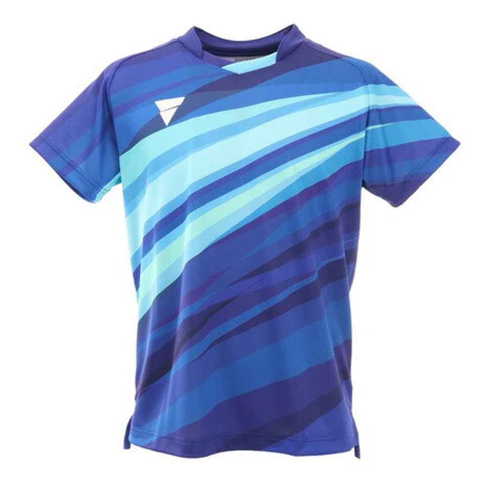 ヴィクタス(VICTAS)(メンズ)卓球 ウエア ゲームシャツ VOGS235 512111 BLUE