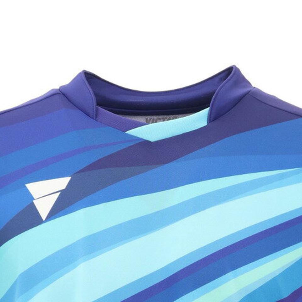 ヴィクタス(VICTAS)(メンズ)卓球 ウエア ゲームシャツ VOGS235 512111 BLUE