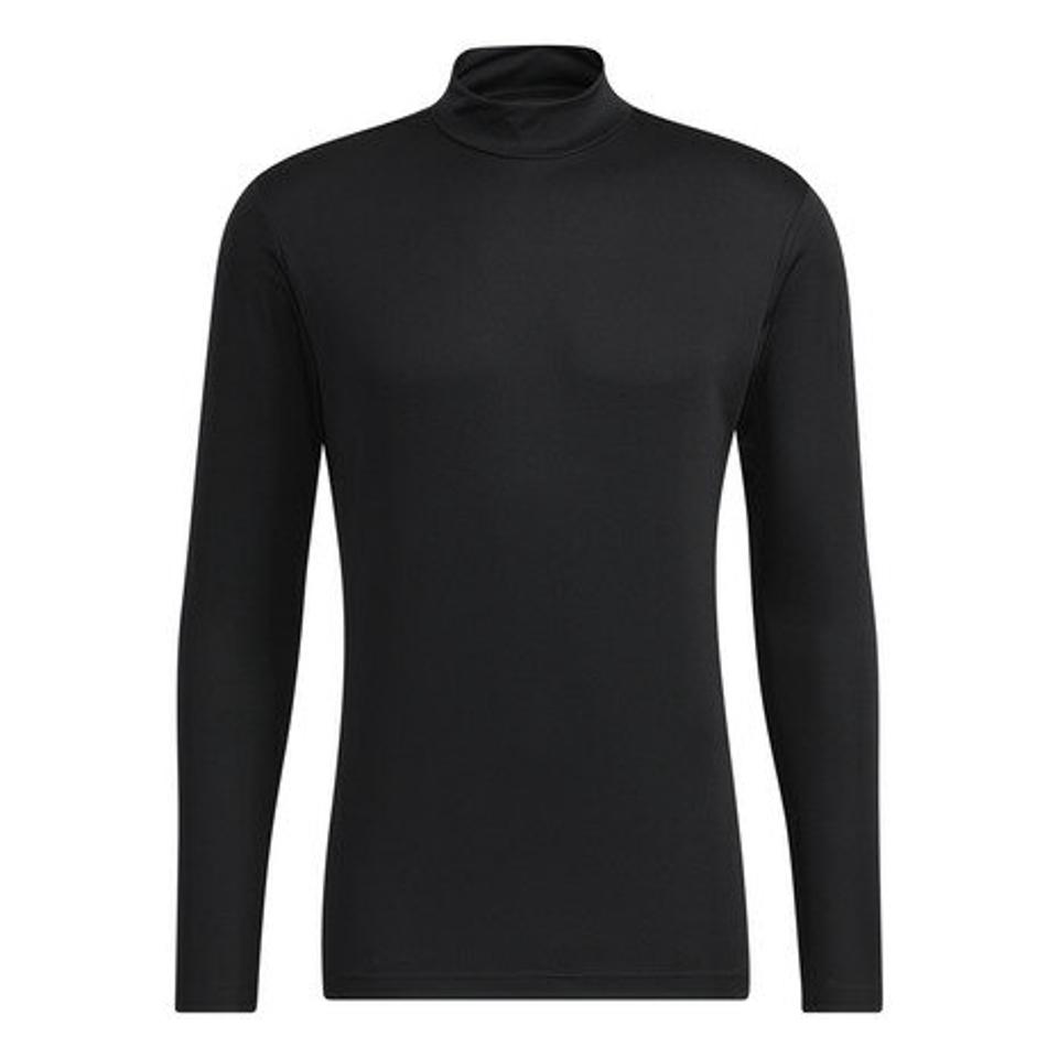 アディダス(adidas) ゴルフウェア プライムグリーン エンボスパターン UPF50+レイヤードシャツ BO104-GU6124 VB ブルー インナー付き (メンズ)