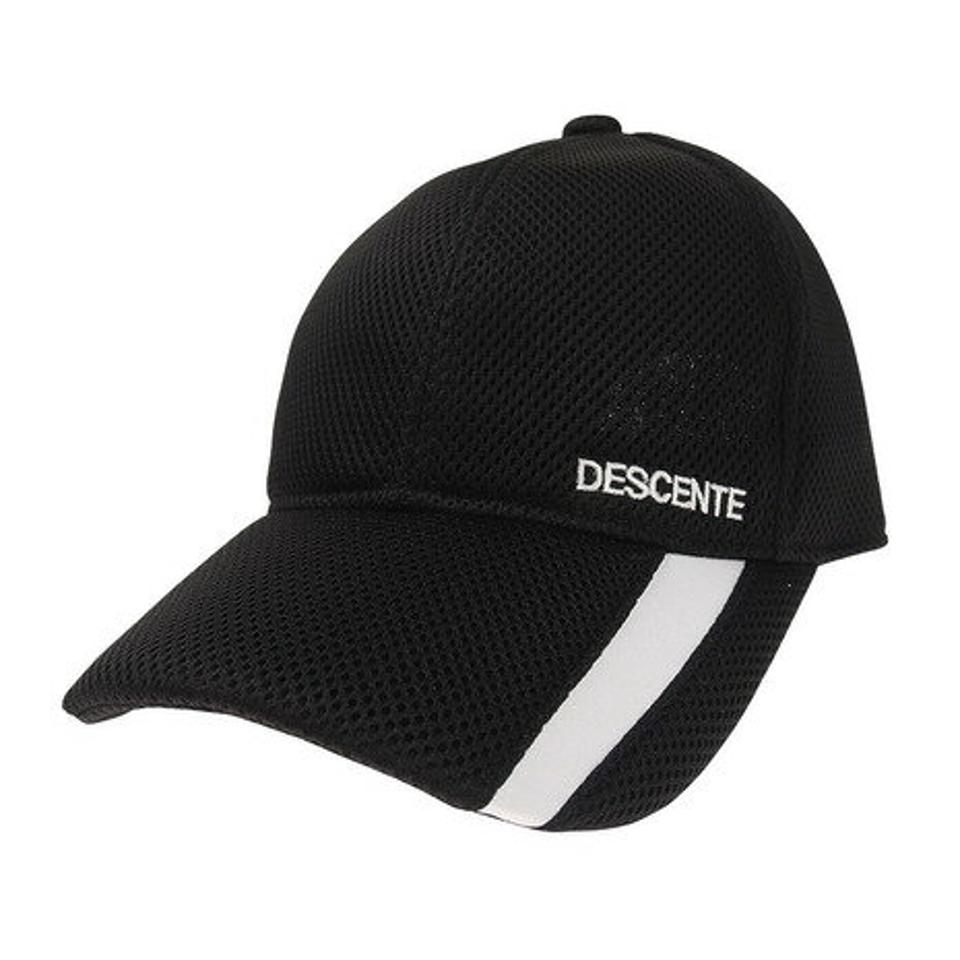 デサント(DESCENTE) 撥水 ダブルメッシュキャップ DMATJC001BK (メンズ)