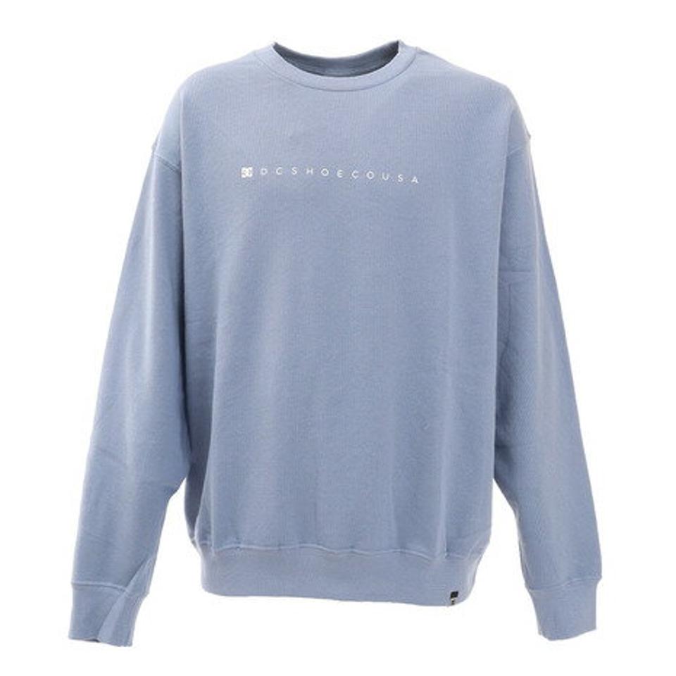 ディーシーシューズ（DC SHOES）（メンズ）BACK PHOTO プリントスウェット 21FW DPO214028X BLU