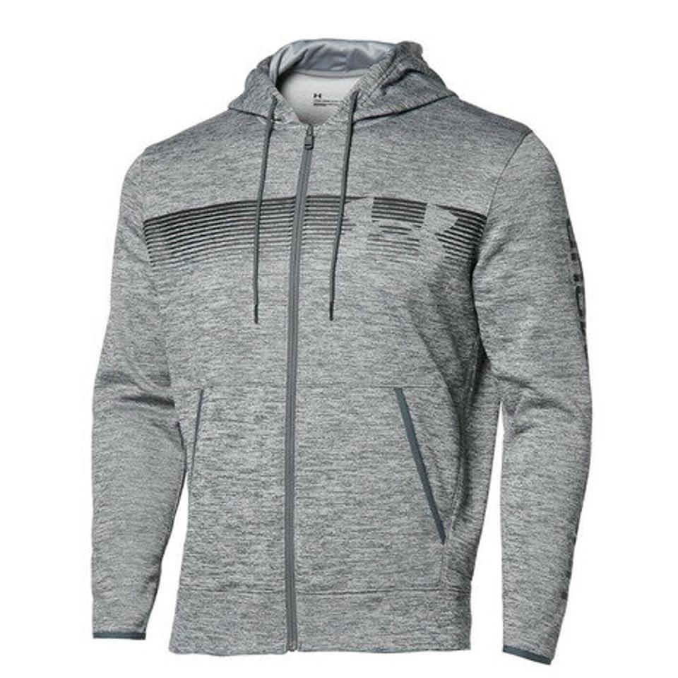 アンダーアーマー（UNDER ARMOUR）（メンズ）スウェット アーマーフリース フルジップ バーロゴ 1368938 012 トレーナー