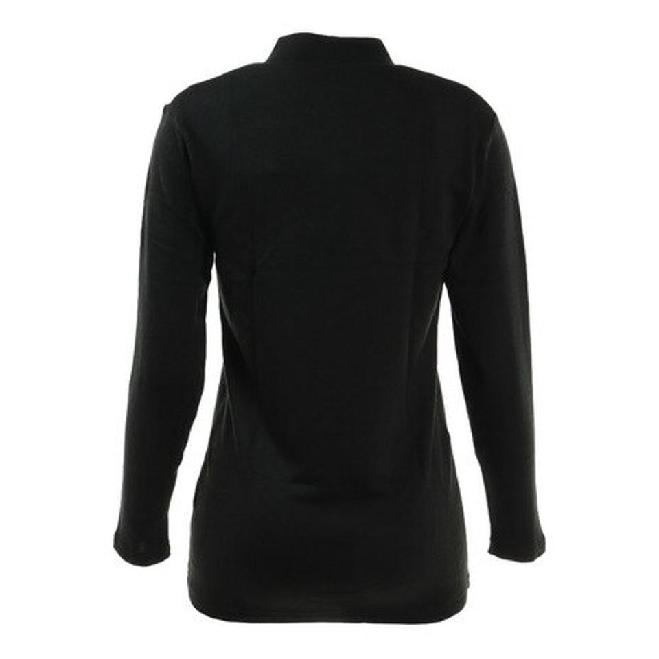 デュアリグ（DUARIG）（レディース）ヒートクロス厚手 レディス 9分袖ハイネック アンダーシャツ 892D1GC2624 BLK 防寒