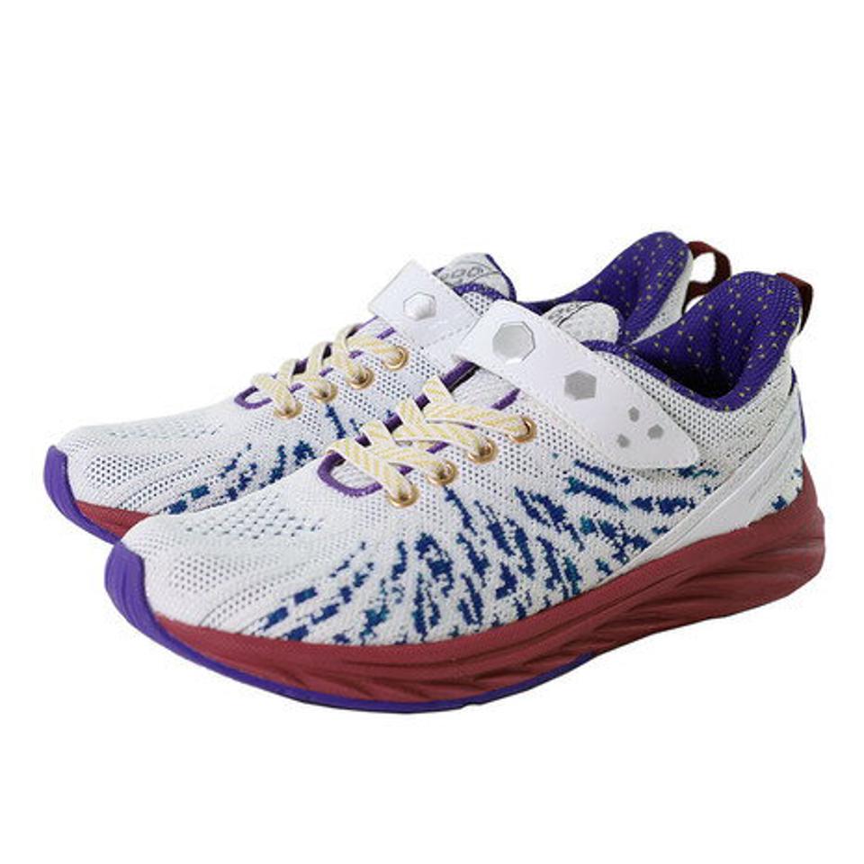 瞬足（syunsoku） ジュニアスポーツシューズ ベルクロ ベルト付き スニーカー 宇髄天元 コラボグッズ 運動靴 KYS 0010 （キッズ）