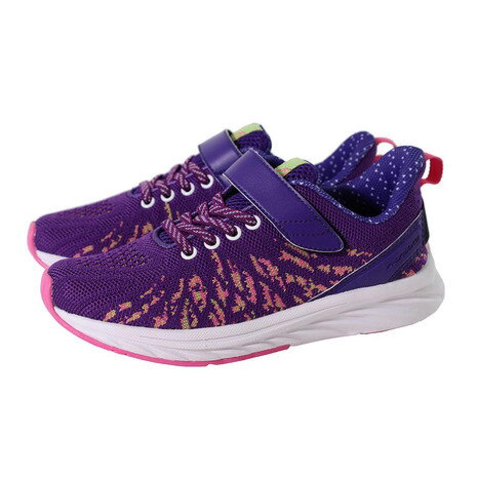 瞬足（syunsoku） ジュニアスポーツシューズ ベルクロ ベルト付き スニーカー 栗花落カナヲ コラボグッズ 運動靴 KYS 0010 （キッズ）