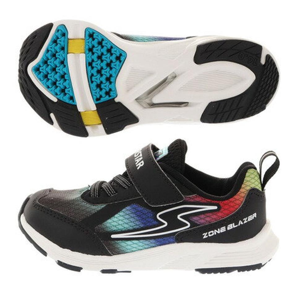 ムーンスター（MoonStar） ボーイズ スポーツシューズ ベルクロ ベルト付き スニーカー SUPERSTAR SSK1046 12294488 （キッズ）