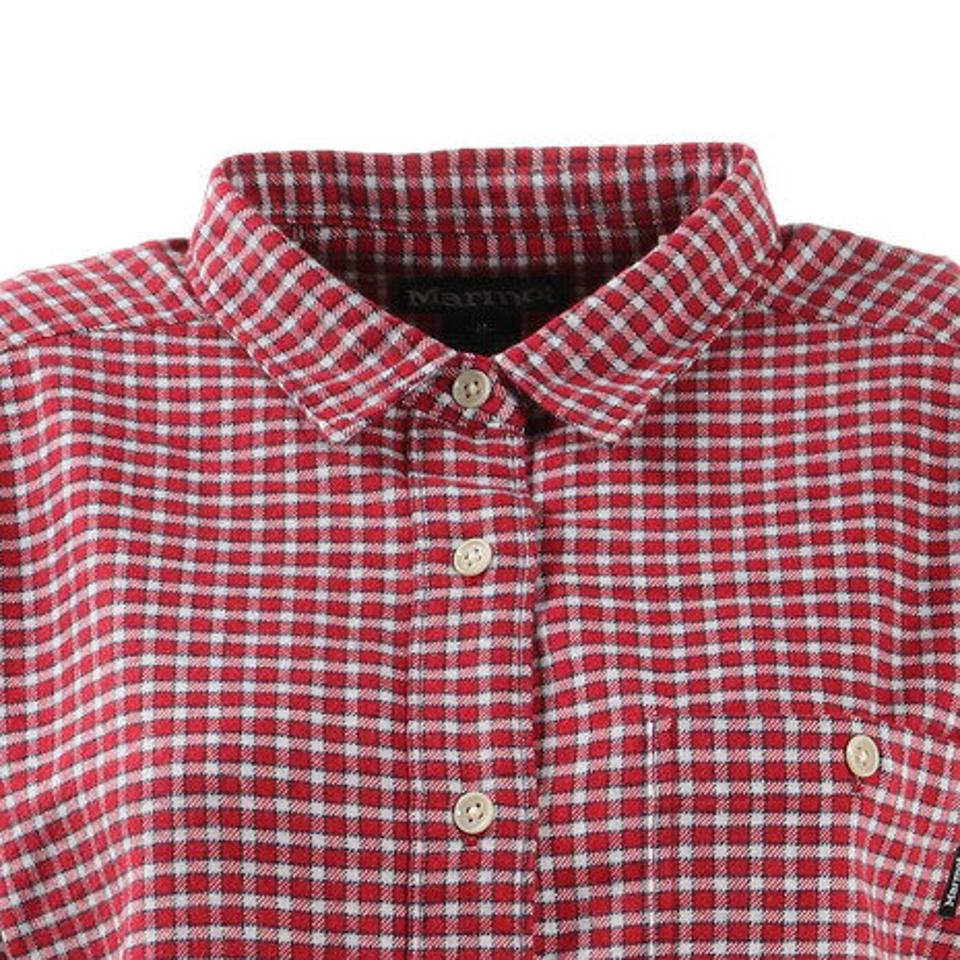 マーモット（Marmot） チェック柄 長袖シャツ TOWSJB90XB RD （レディース）