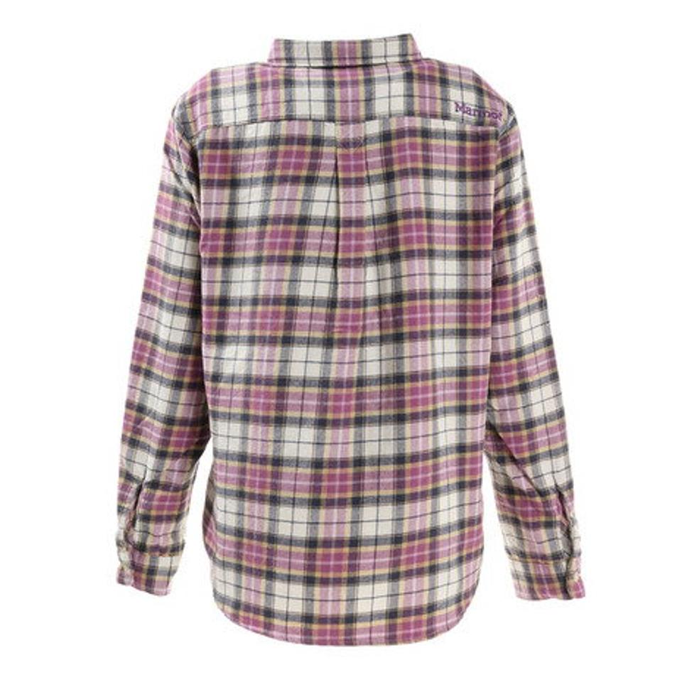 マーモット（Marmot） チェック柄 長袖シャツ TOWSJB90XB PPL （レディース）