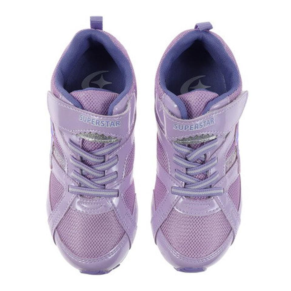 【9/10 24h限定 エントリー＆対象4店舗買い回りで最大P10倍！】ムーンスター（MoonStar）（キッズ）ジュニアスポーツシューズ ベルクロ ベルト付き スニーカー SSJ7142F PU 12295781