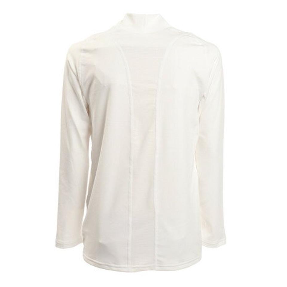 デュアリグ（DUARIG） サッカーウェア ジュニア ドライプラス抗菌 ストレッチハイネック長袖シャツ 742D1ES5710 WHT （キッズ）