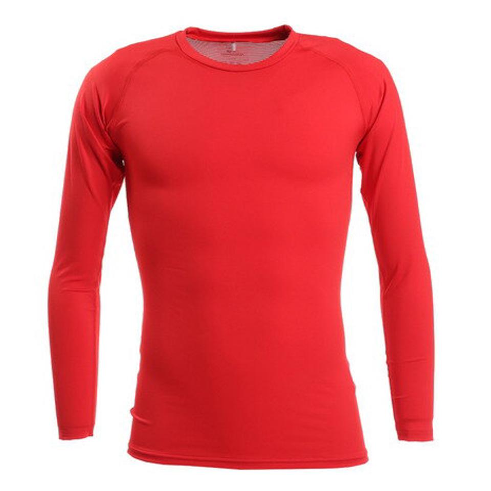 デュアリグ（DUARIG） サッカーウェア 抗菌ストレッチ 丸首長袖シャツ 741D1ES5709 RED （メンズ）