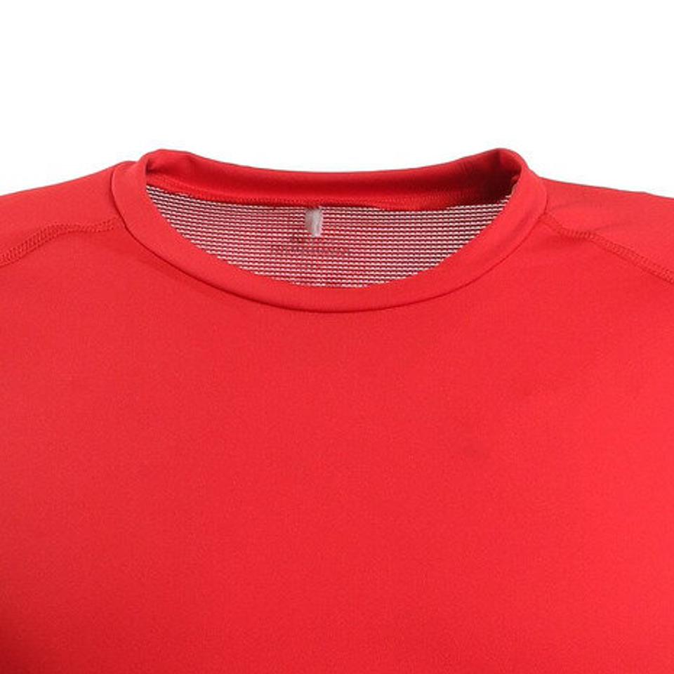 デュアリグ（DUARIG） サッカーウェア 抗菌ストレッチ 丸首長袖シャツ 741D1ES5709 RED （メンズ）