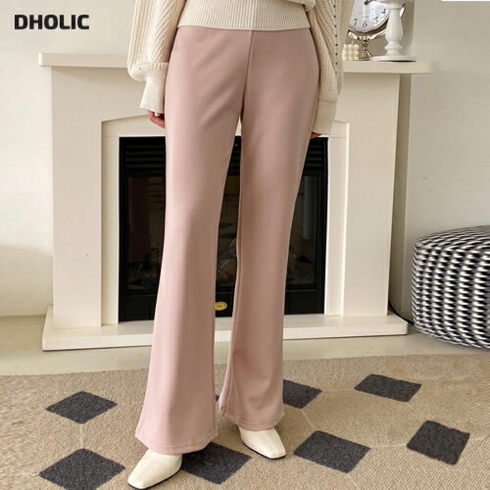 ウエストゴムフレアパンツ・全3色 t66288 レディース【pt】パンツ ズボン ロングパンツ 長ズボン 単色 シンプル ベーシック ウエストゴム ハイウエスト フレア ロング丈 春 夏 秋 冬 無地 きれいめ 大人っぽ 韓国ファッション